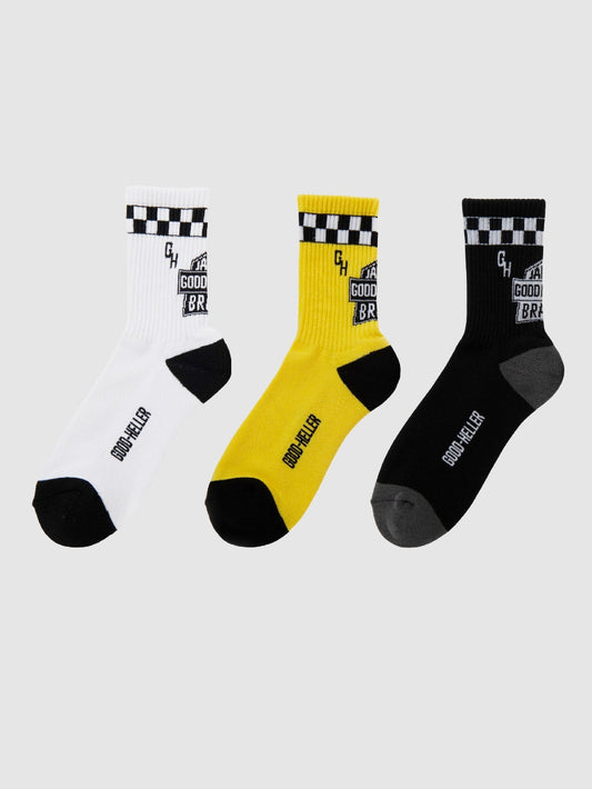 【4.4 (Sat) 12:00 Release】GOOD HELLER | JP GH LOGO SEMI MIDDLE SOCKS