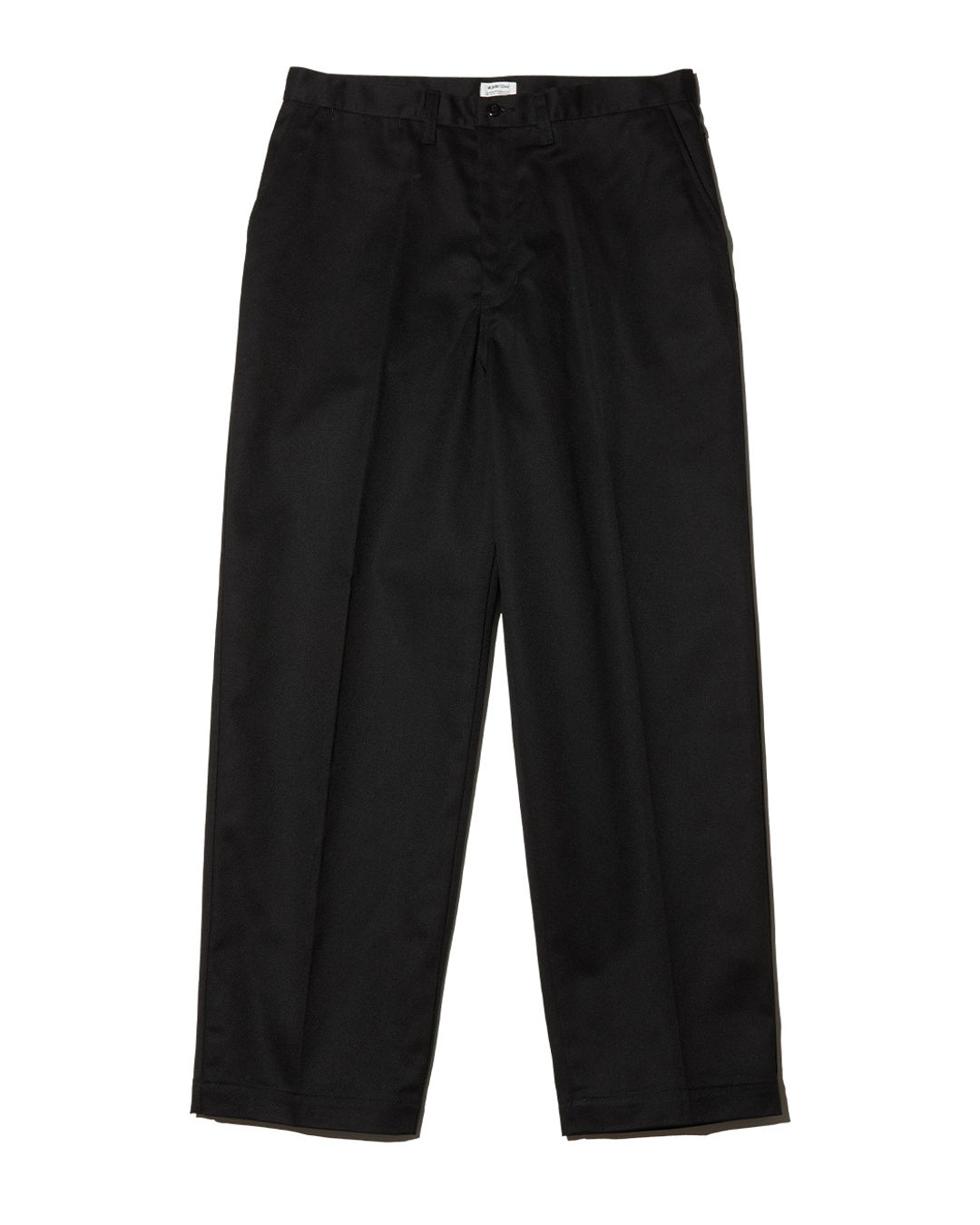 RADIALL | CNQ MOTOWN - WIDE TAPERED FIT PANTS - Black