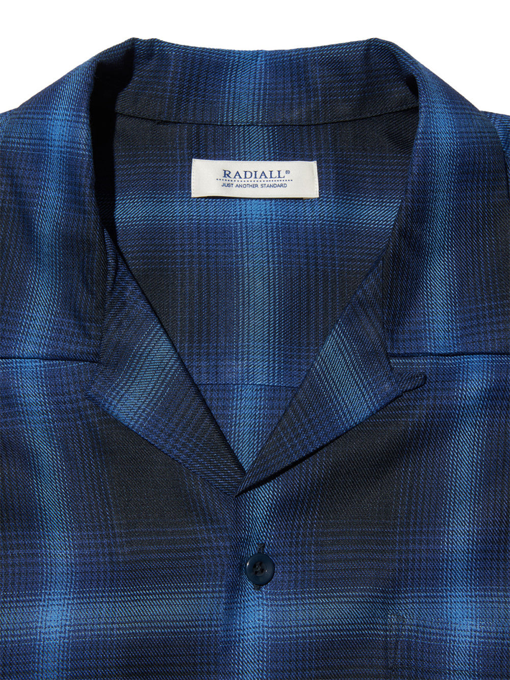 RADIALL | EASY - OPEN COLLARED SHIRT S/S - Midnight Navy