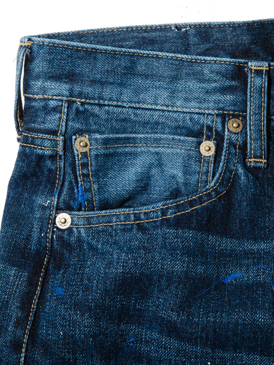 GOOD HELLER | USED STRAIGHT 5POCKET DENIM PANTS