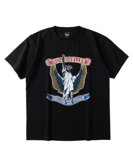 GOOD HELLER | THE S.O.L WING LOGO S/S T-SHIRT - Black
