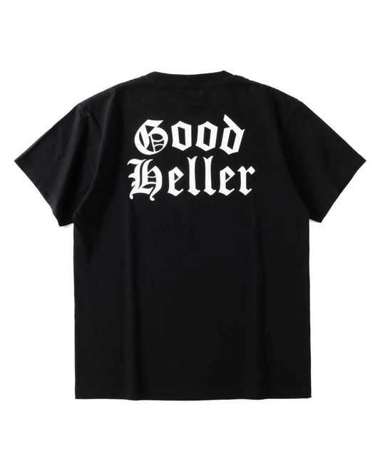 GOOD HELLER | THE S.O.L WING LOGO S/S T-SHIRT - Black
