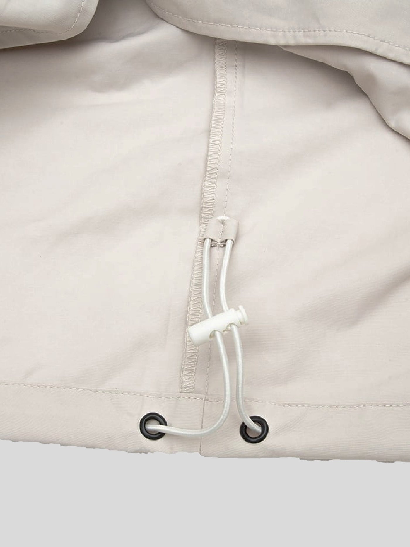 FLUTTER | T/C Open Collar S/S Work Shirts - Light Beige