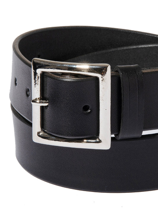 GOOD HELLER | SQUARE BUCKLE LEATHER BELT