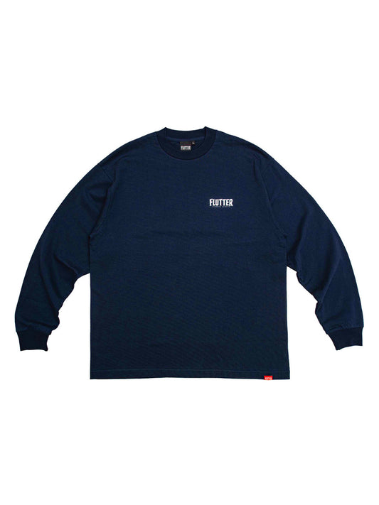 FLUTTER | OG Logo L/S Tee - Navy