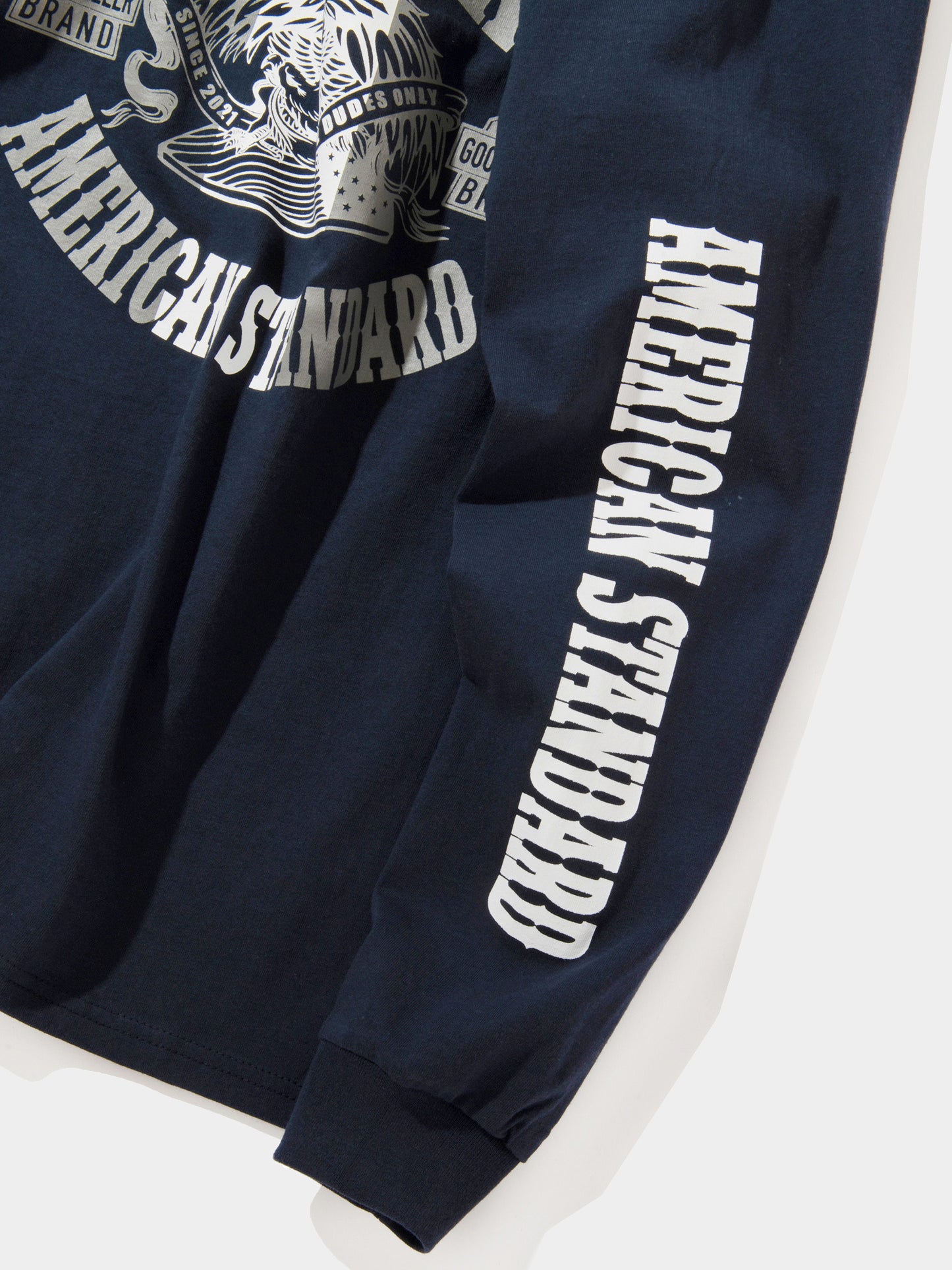 GOOD HELLER | AMERICAN EAGLE L/S T-SHIRT - Navy