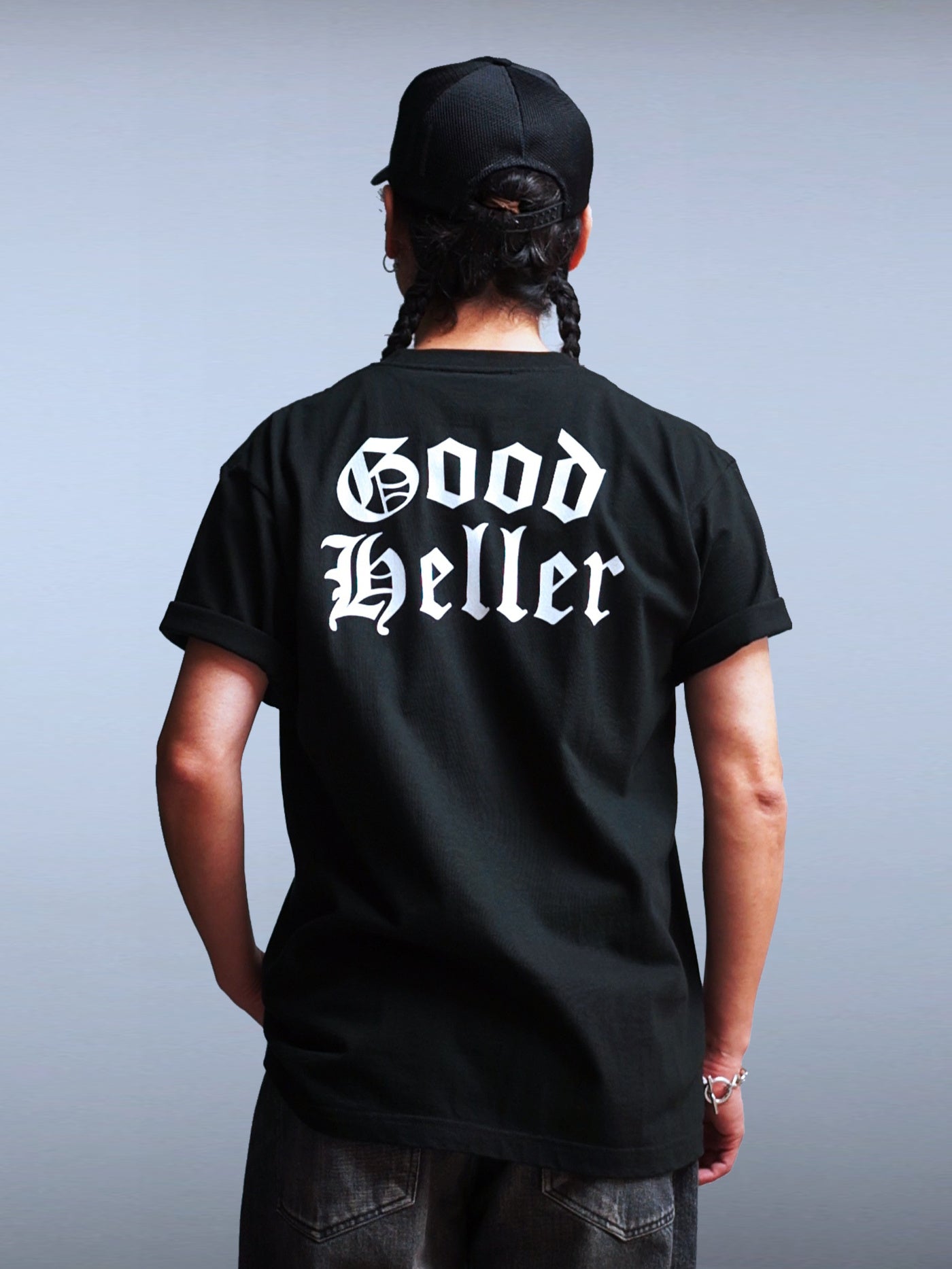 GOOD HELLER | THE S.O.L WING LOGO S/S T-SHIRT - Black