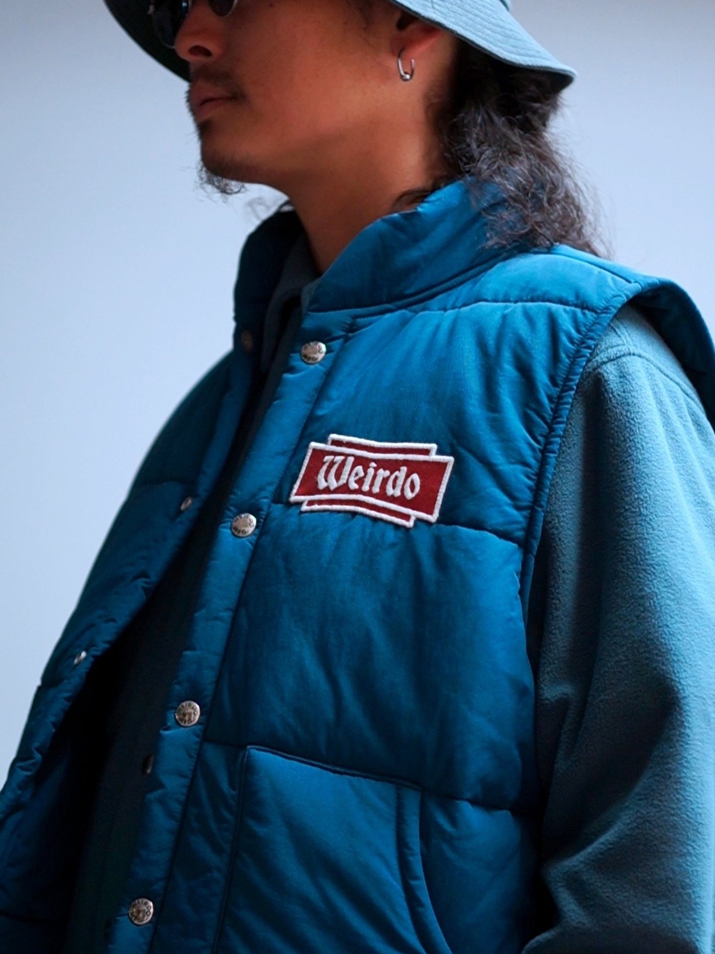 WEIRDO | FLAME - RACING VEST - Blue