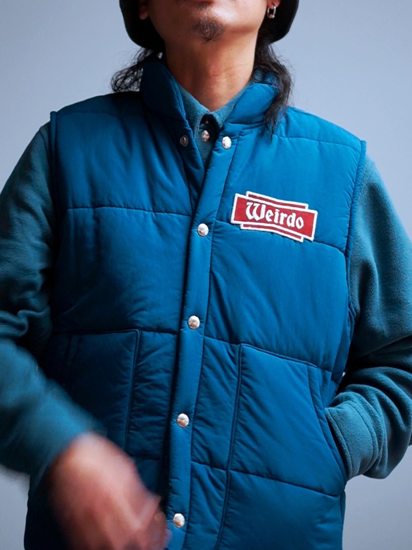 WEIRDO | FLAME - RACING VEST - Blue