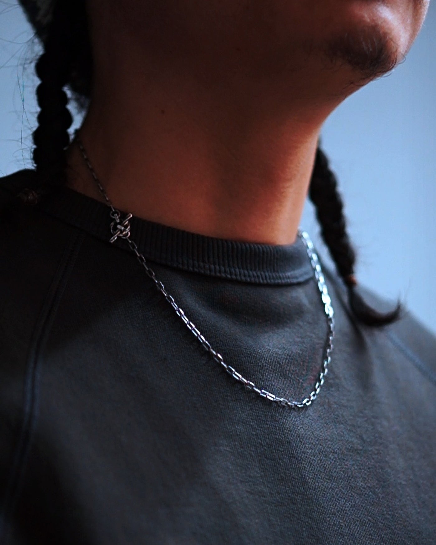 RADIALL | CABLE - T-BAR NECKLACE - 925 Silver