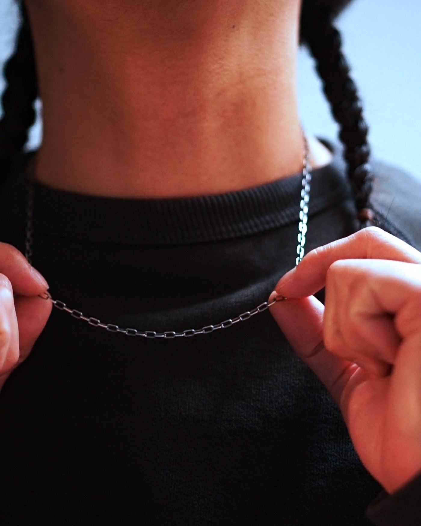 RADIALL | CABLE - T-BAR NECKLACE - 925 Silver