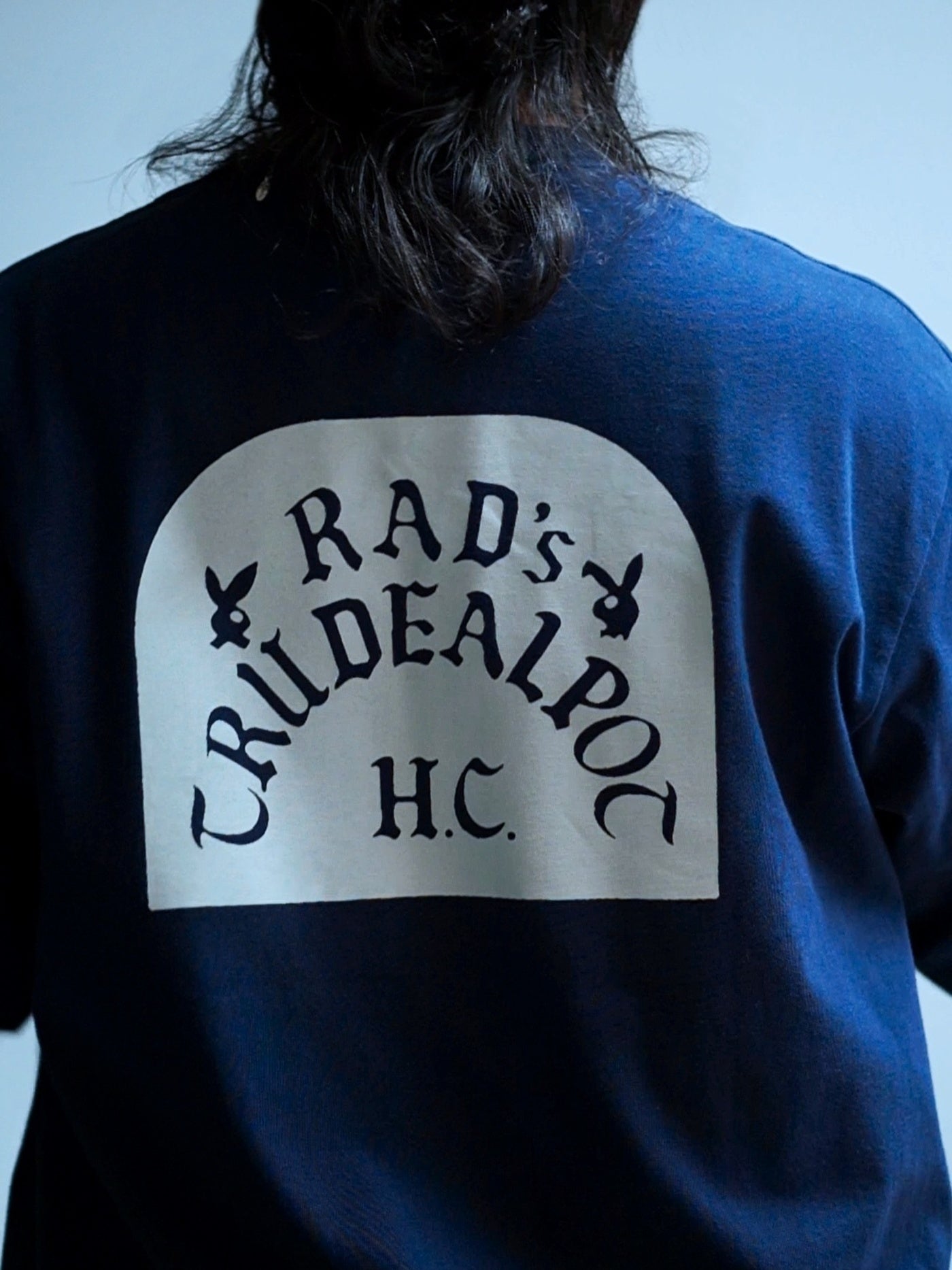 RADIALL | TOMBSTONE - CREW NECK T-SHIRT L/S - Navy