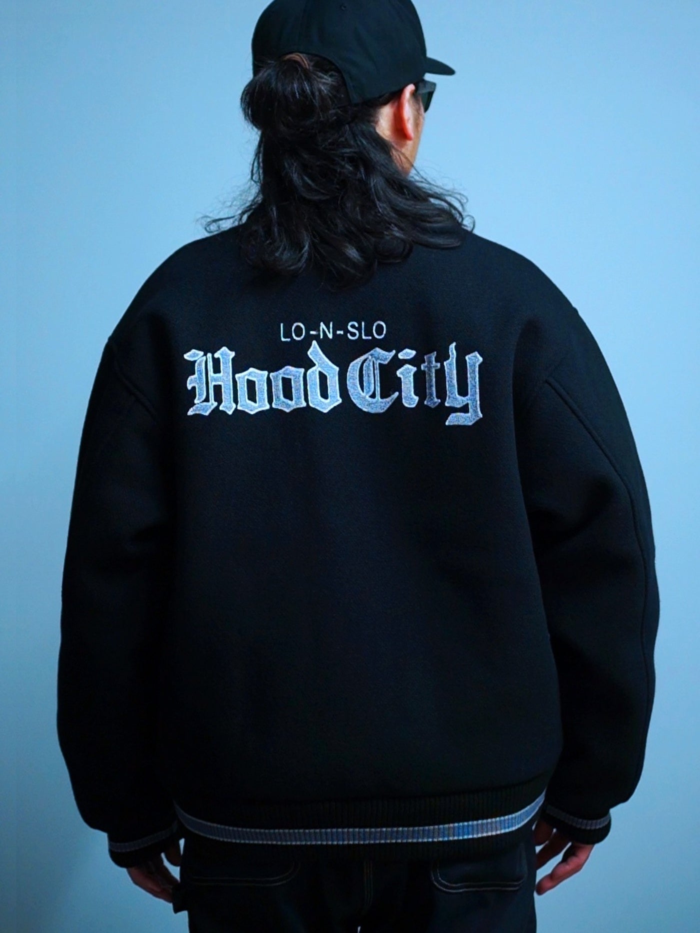 RADIALL | HOOD CITY - VARSITY JACKET - Black