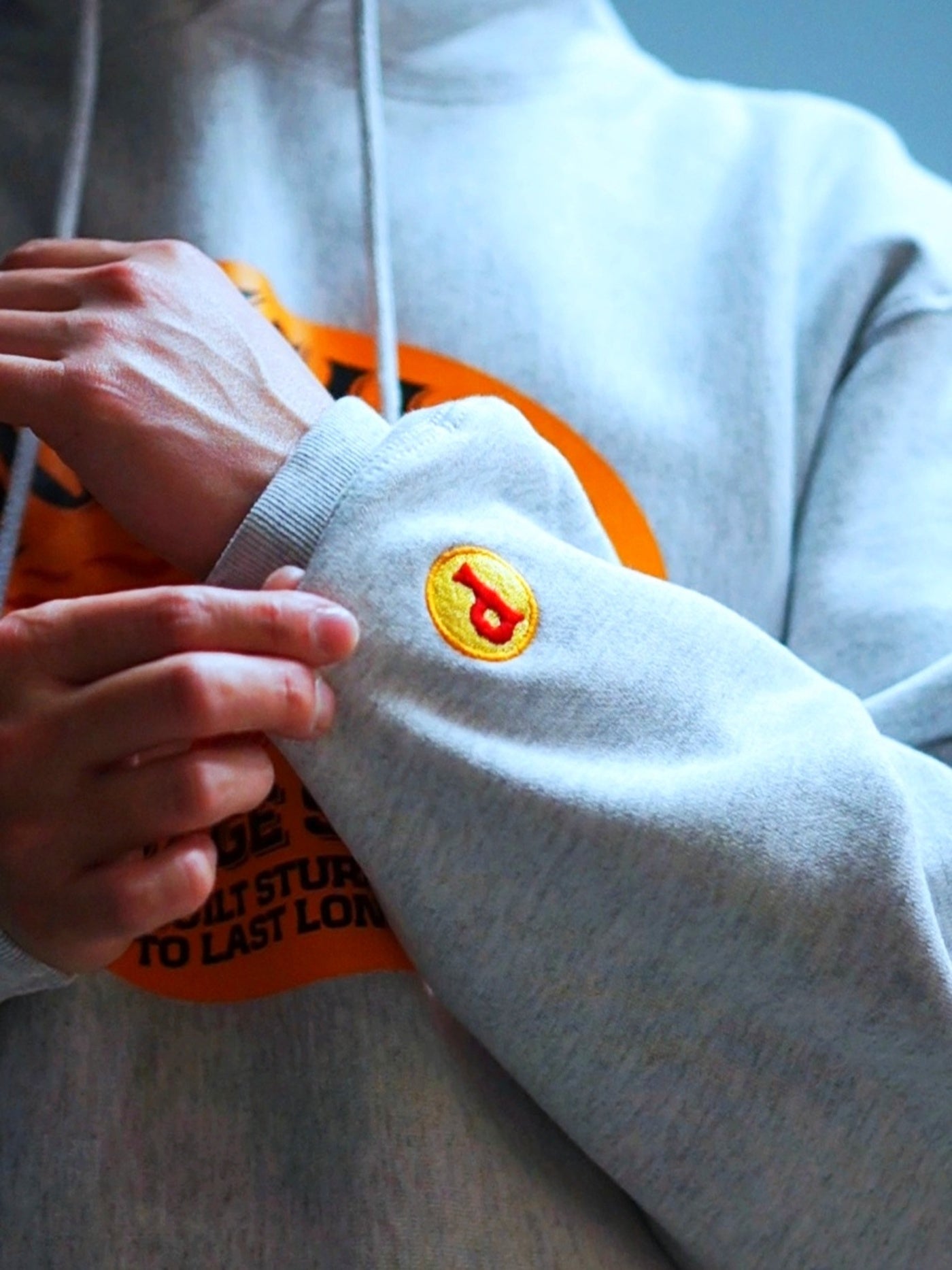 PORKCHOP | FIRE UP HOODIE - Ash Gray