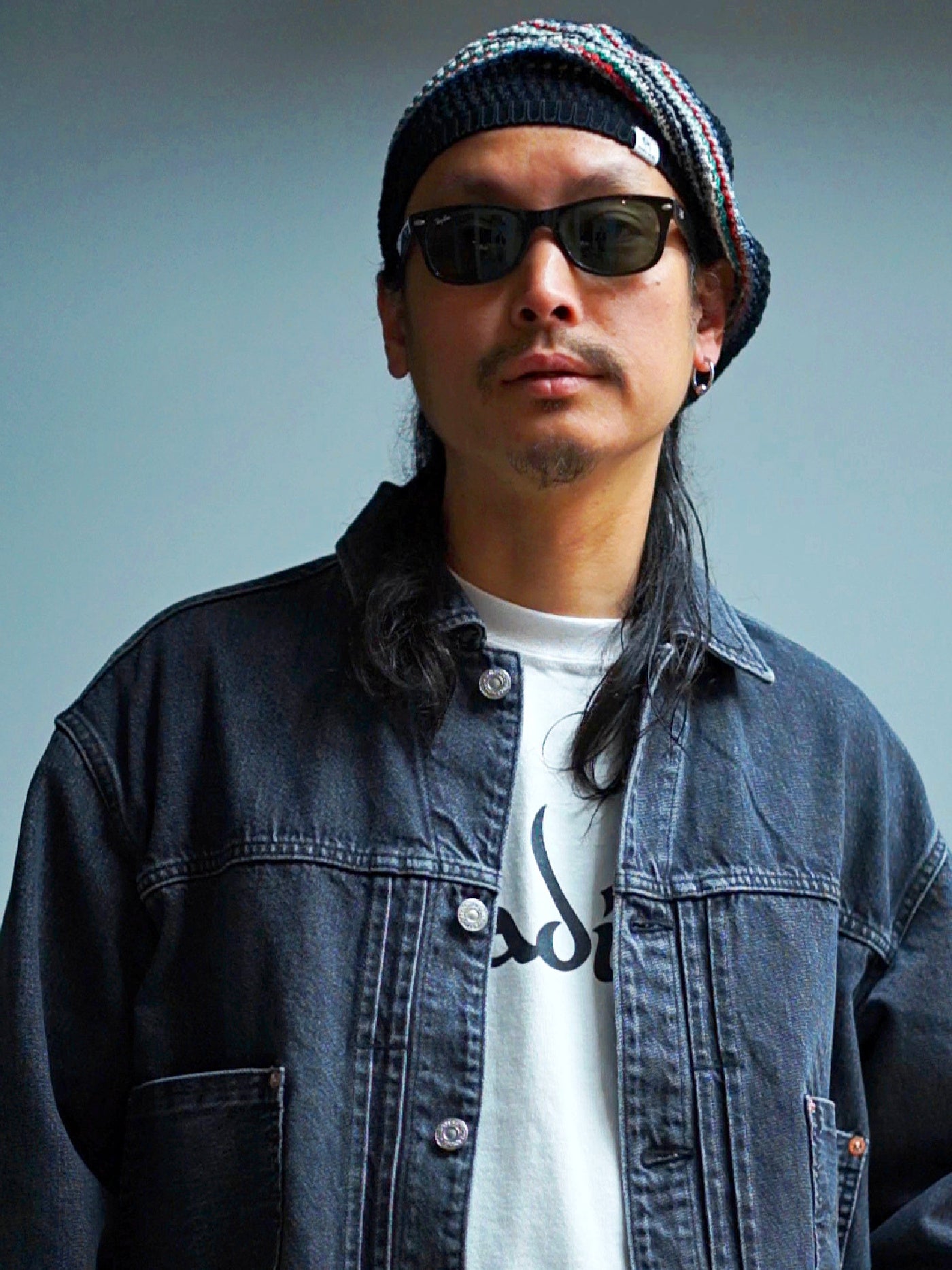 RADIALL | Classic 350 Top - TRUCKER JACKET - Light Black