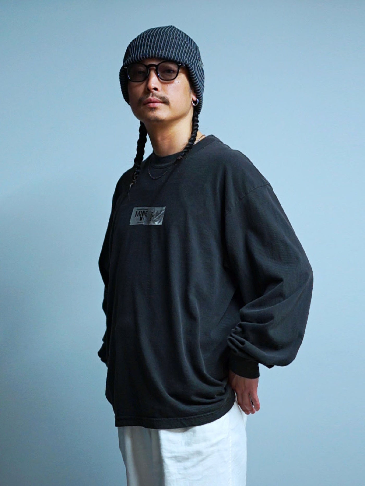 MINE USA | Duck Tape L/S Shirt - PD Black