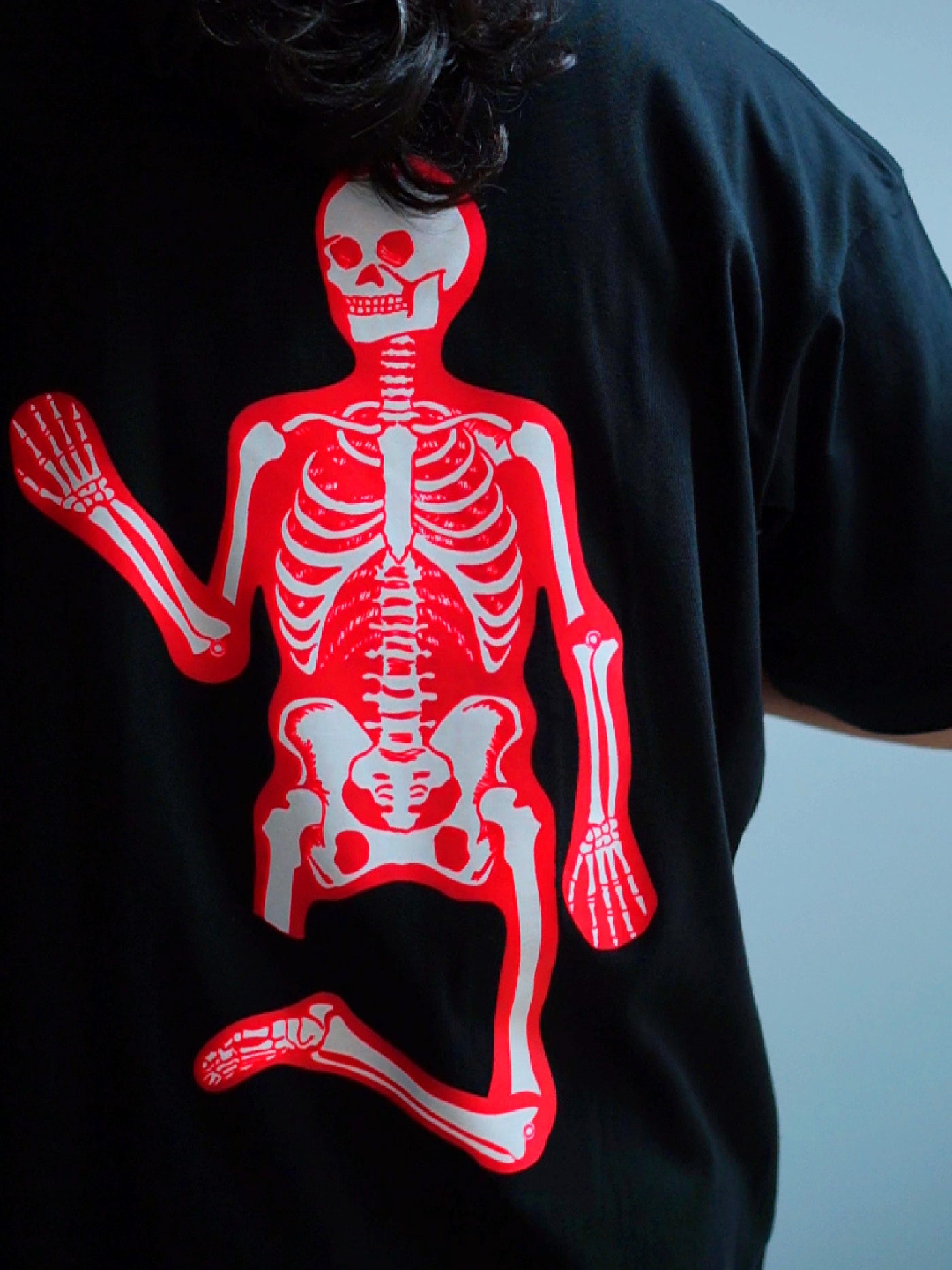 MAD MOUSE COMIC | BROKEN BONE CLUB TEE - Black