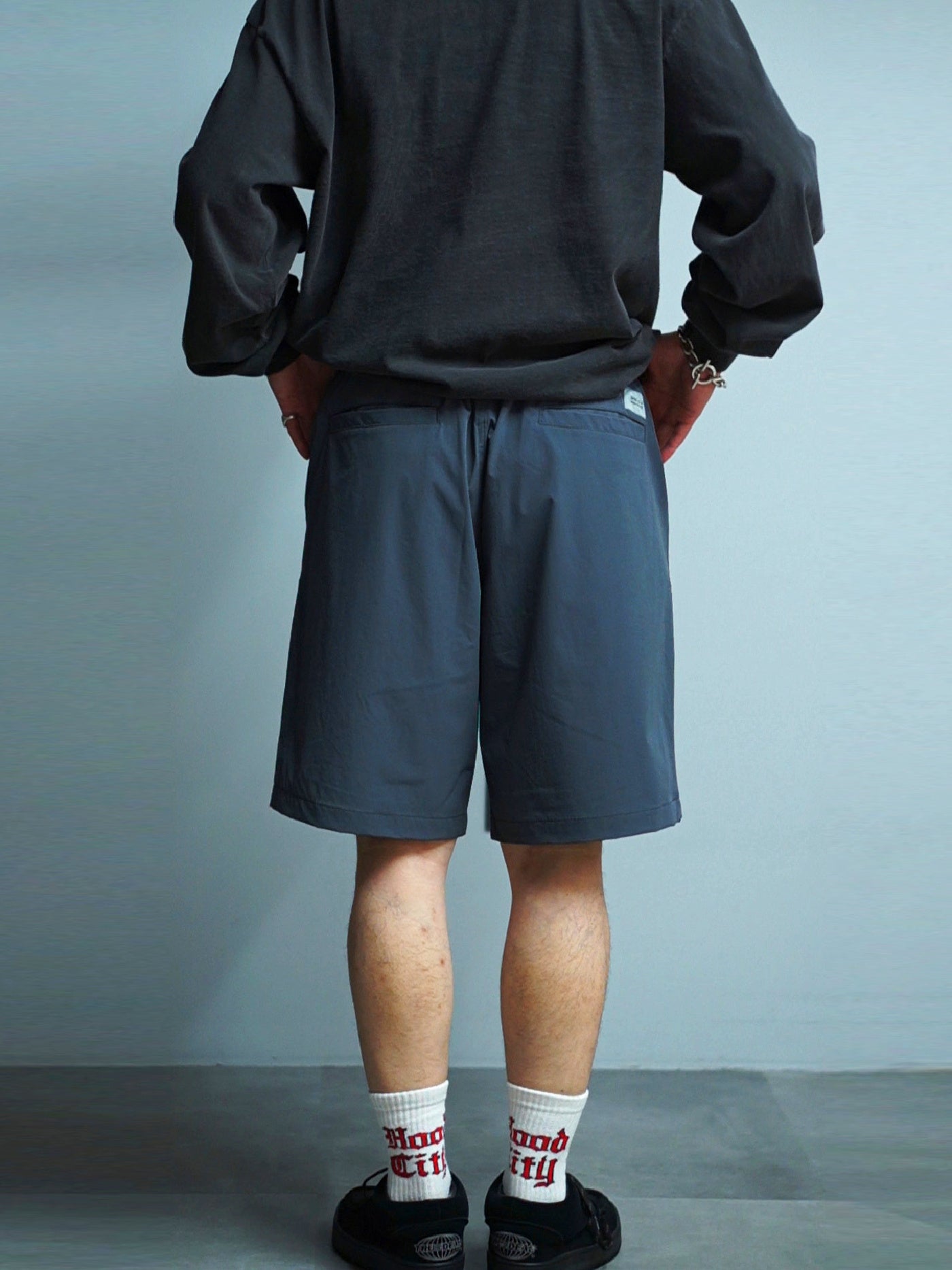 MINE USA | 4Way Stretch Nylon Shorts - Charcoal