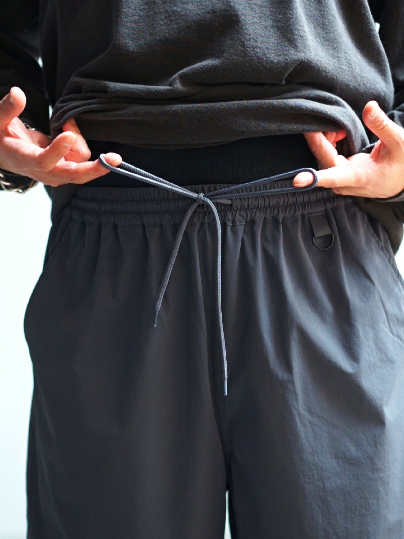 MINE USA | 4Way Stretch Nylon Shorts - Charcoal