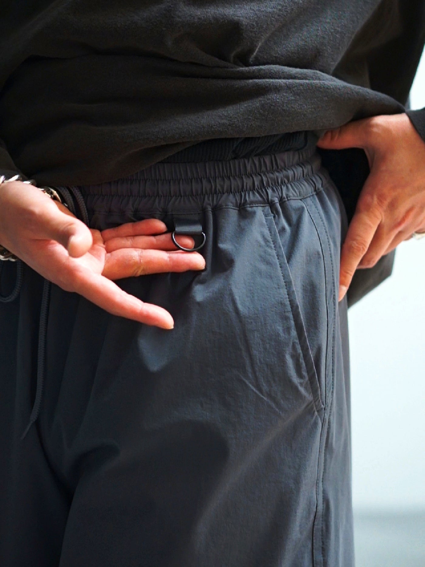 MINE USA | 4Way Stretch Nylon Shorts - Charcoal
