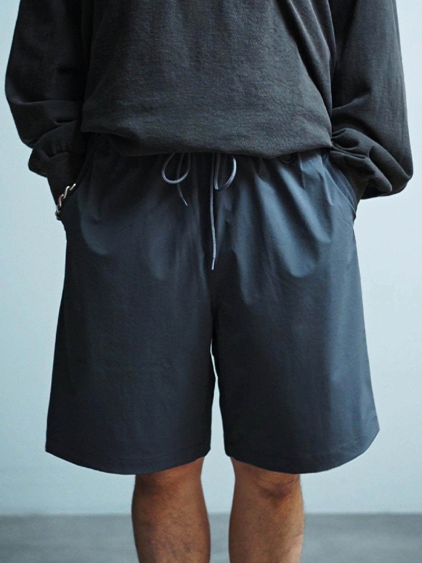 MINE USA | 4Way Stretch Nylon Shorts - Charcoal