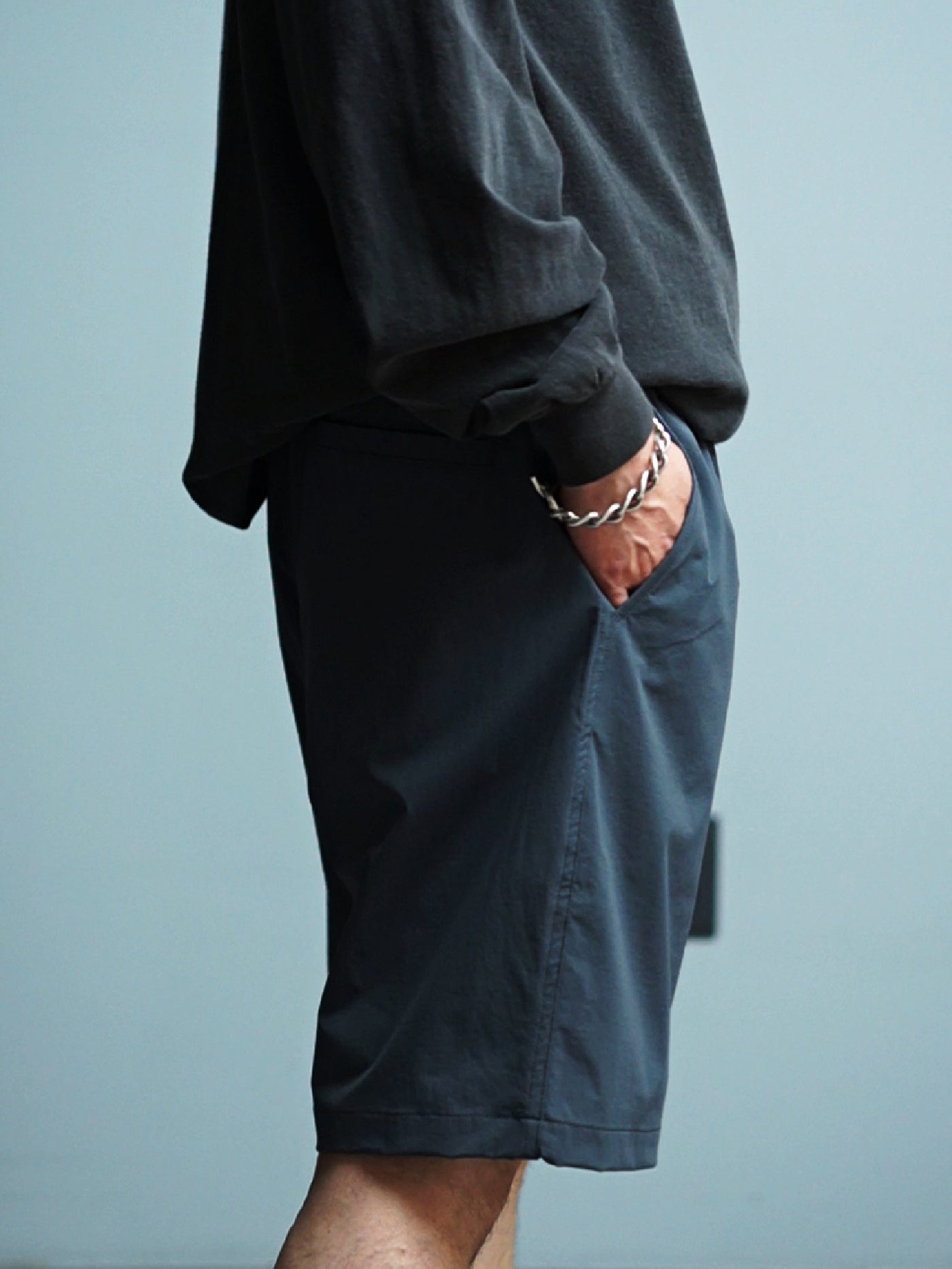 MINE USA | 4Way Stretch Nylon Shorts - Charcoal