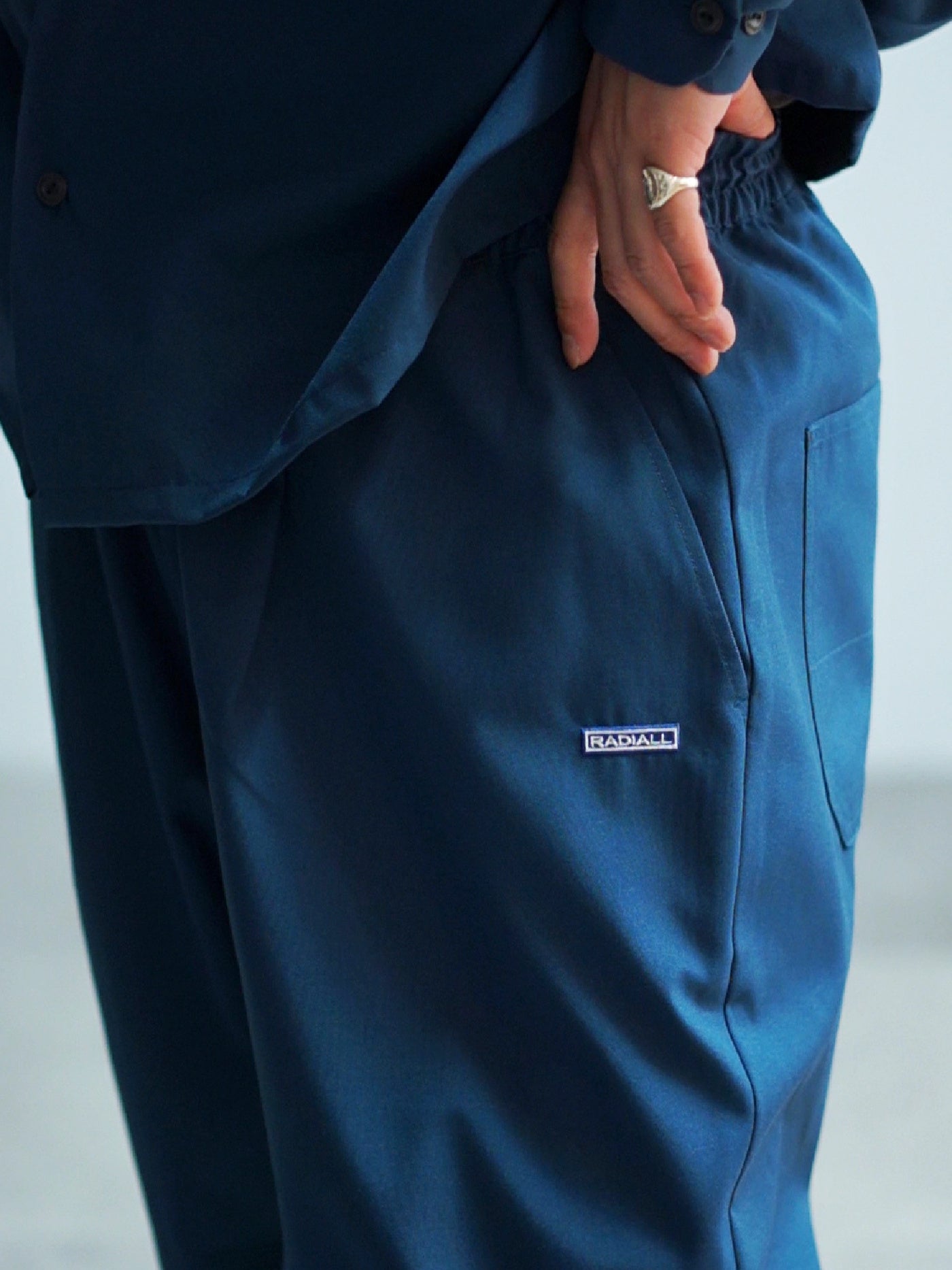 RADIALL | Wheels - STRAIGHT FIT EASY PANTS - Navy