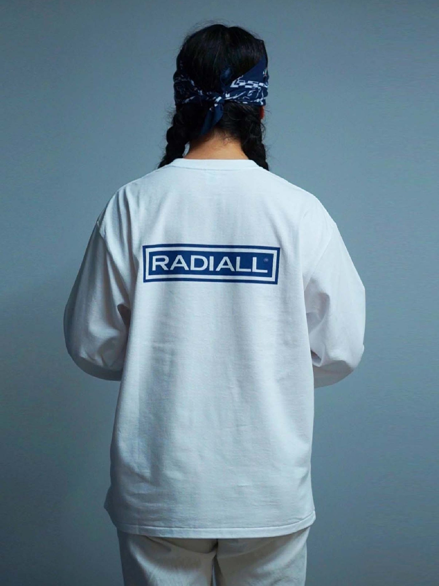 【8.23 (Sat) 12:00 Release】RADIALL | Wheels - CREW NECK T-SHIRT L/S - White