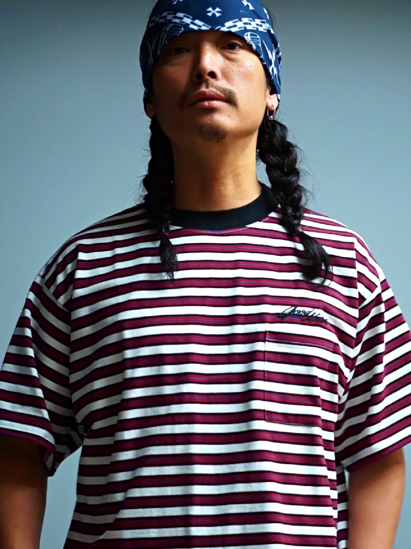 【8.23 (Sat) 12:00 Release】GOOD HELLER | BORDER S/S T-SHIRT - Red