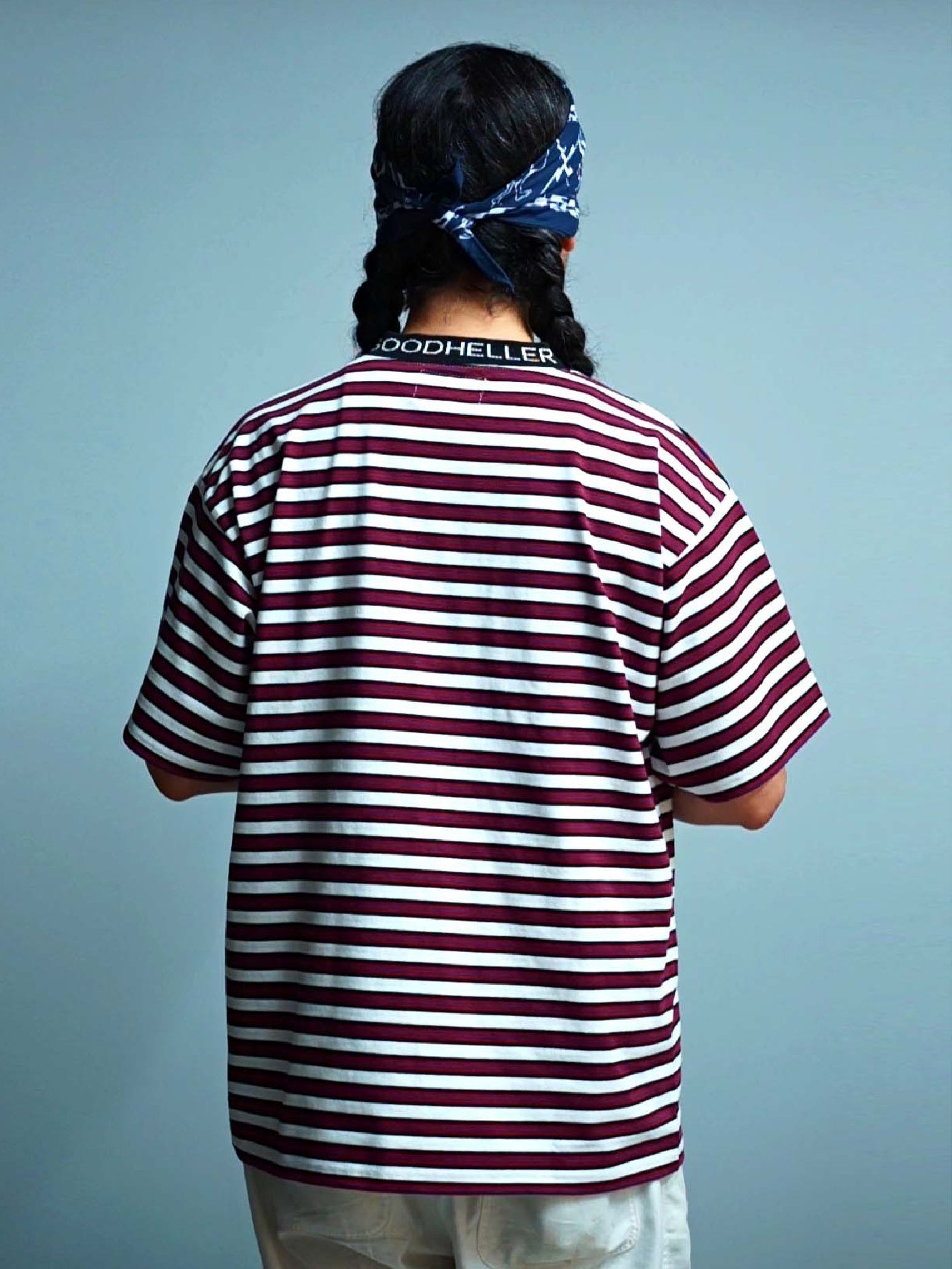 【8.23 (Sat) 12:00 Release】GOOD HELLER | BORDER S/S T-SHIRT - Red