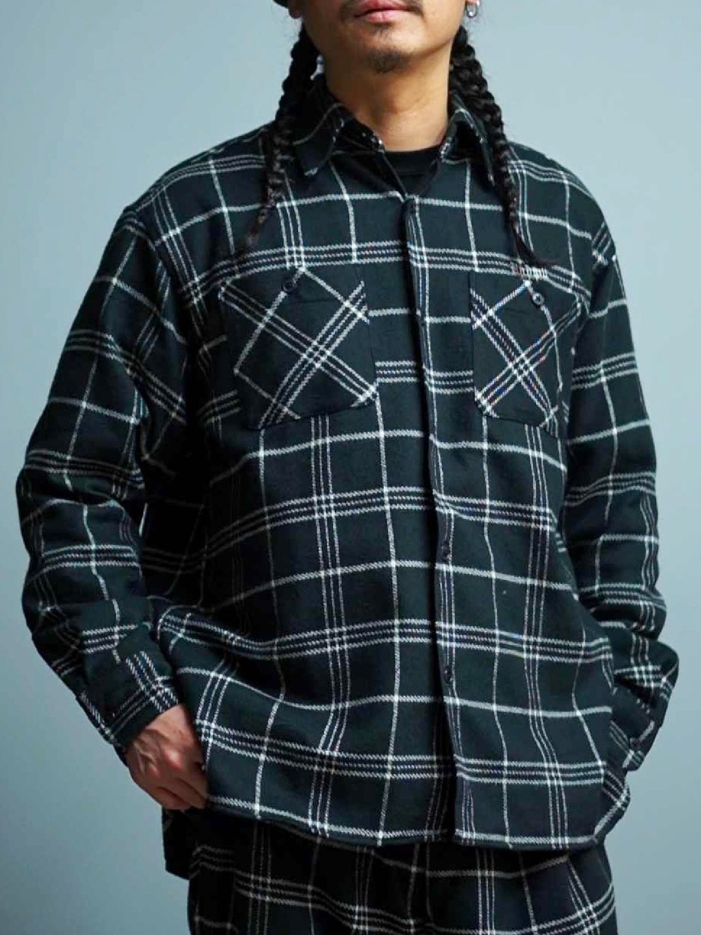RADIALL | Cutlass - REGULAR COLLARED SHIRT L/S - Black