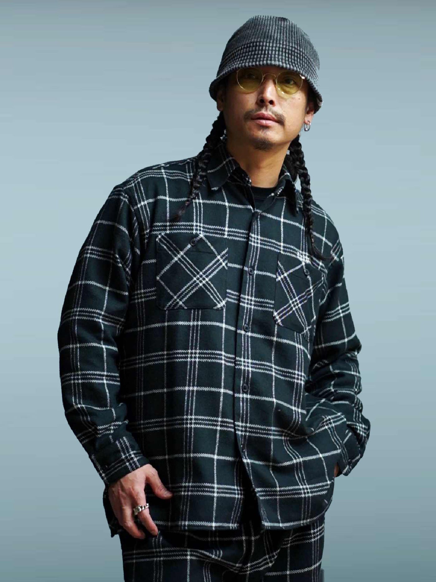 RADIALL | Cutlass - REGULAR COLLARED SHIRT L/S - Black