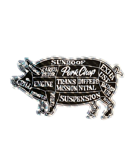 PORKCHOP | HOLOGRAM PORK STICKER