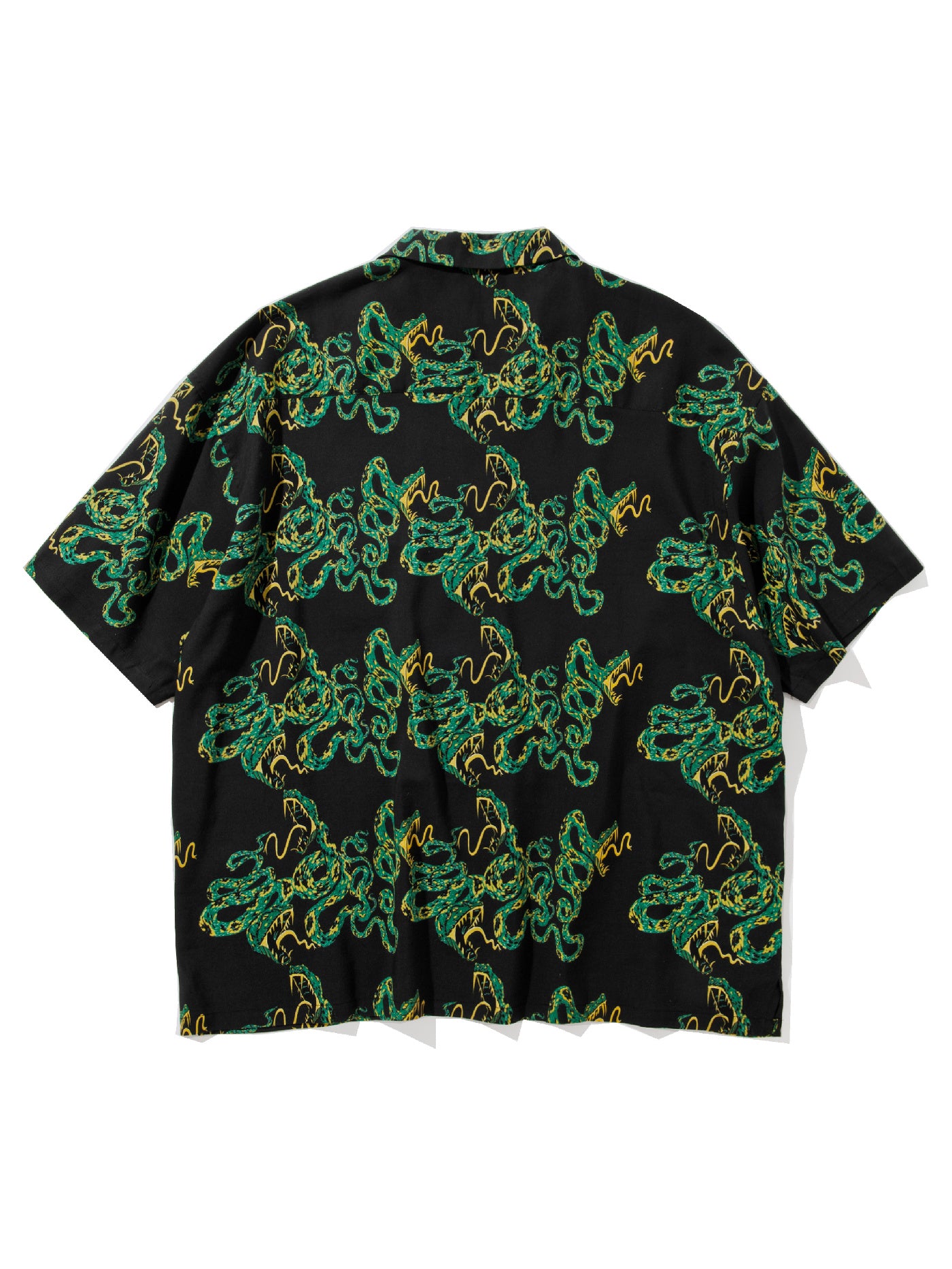 GOOD HELLER | SNAKE BORDER PATTERN SHIRT