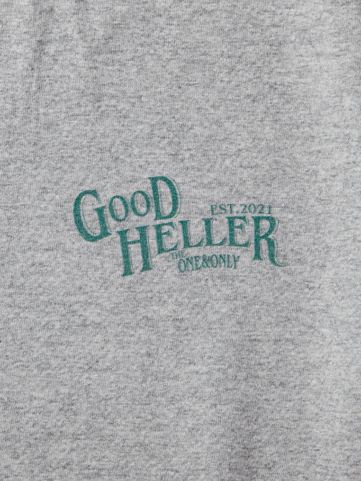 GOOD HELLER | AMERICAN FLAG S/S T-SHIRT - Gray