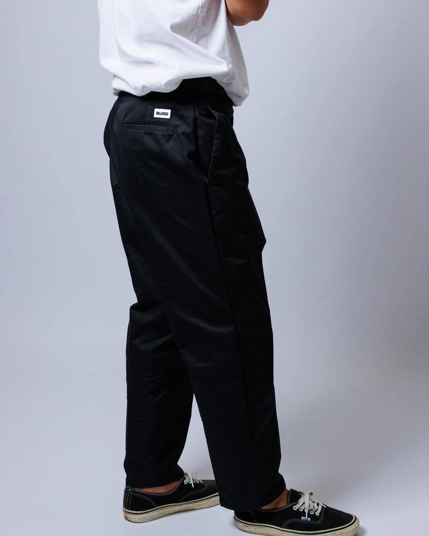 WAX | BLUCO x WAX WIDE TAPERD WORK PANTS 24SS - Black