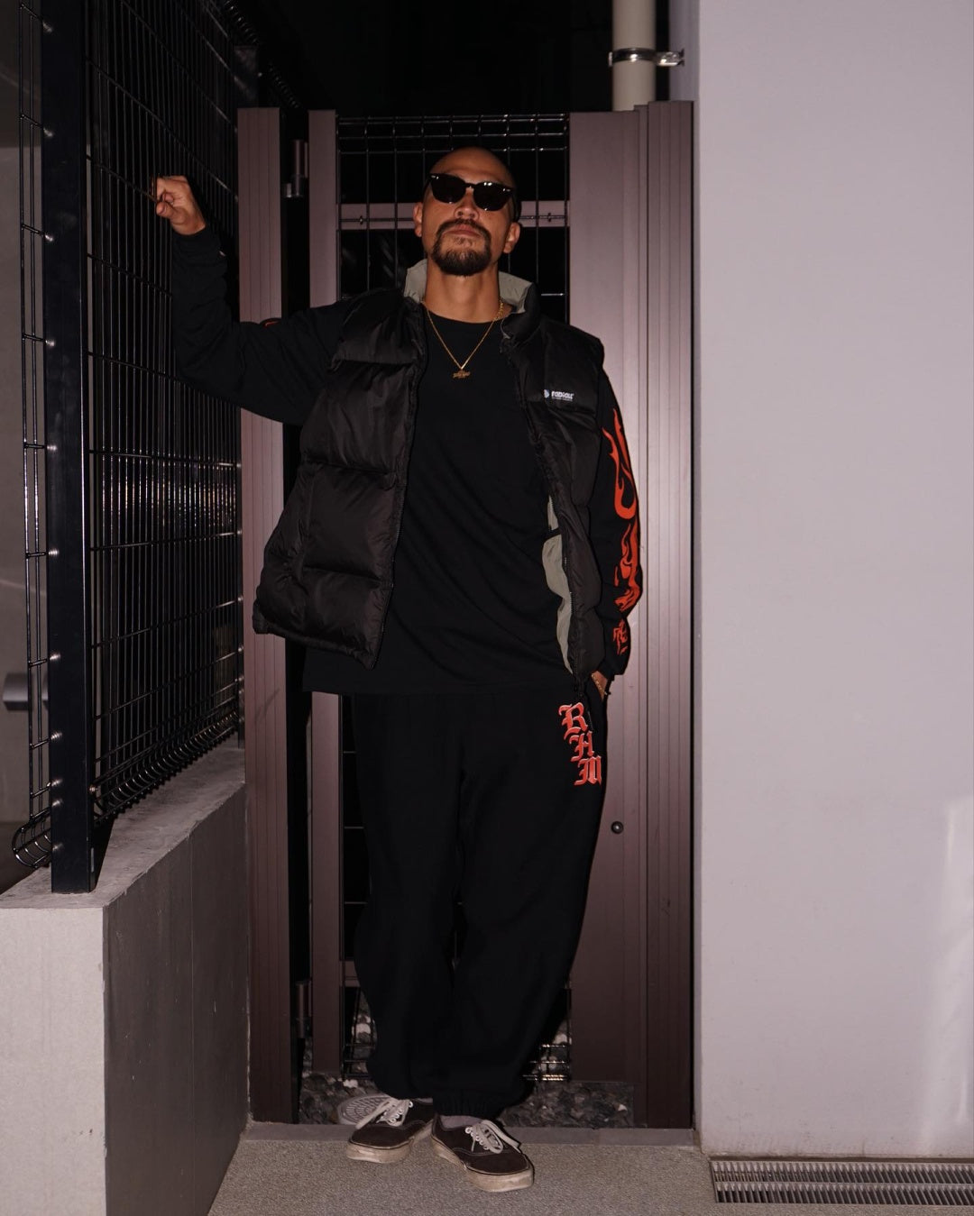 RADIALL | LO-N-SLO - CREW NECK T-SHIRT L/S - Black