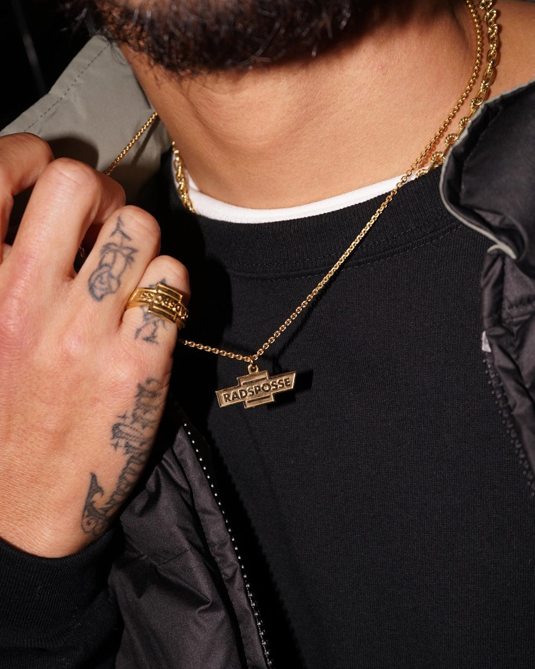 RADIALL | POSSE - EMBLEM NECKLACE - 18K Plated