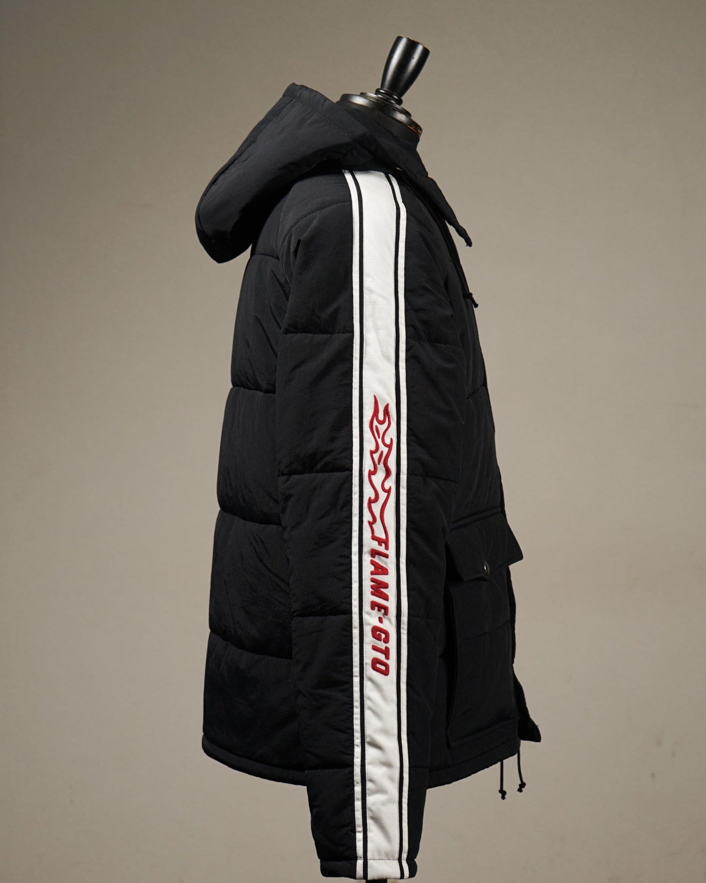 WEIRDO | FLAME - RACING JACKET - Black