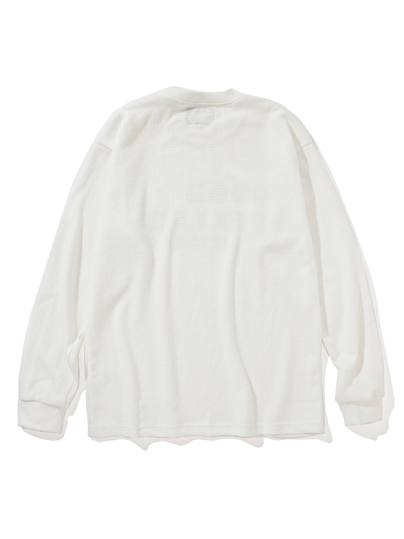 GOOD HELLER | LOGO THERMAL L/S T-SHIRT - White
