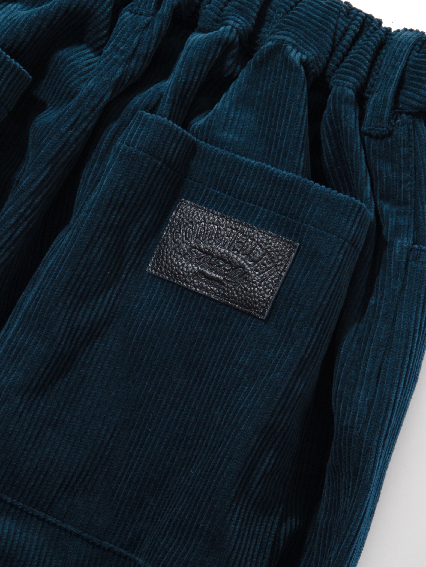 【12.27 (Sat) 12:00 Release】GOOD HELLER | CORDUROY WIDE STRAIGHT EASY PANTS - Navy