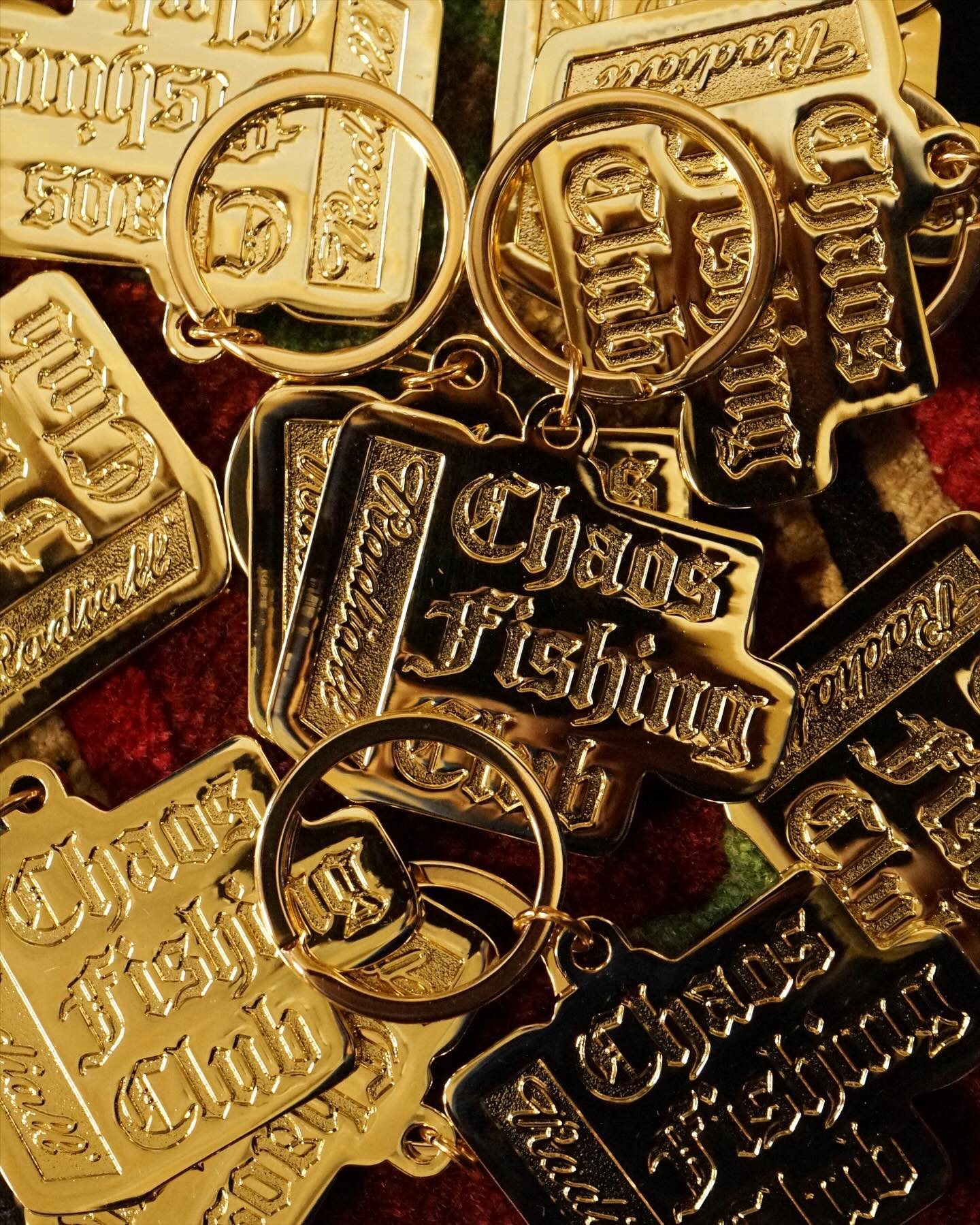 RADIALL | CHROME LETTERS - BRASS KEY HOLDER