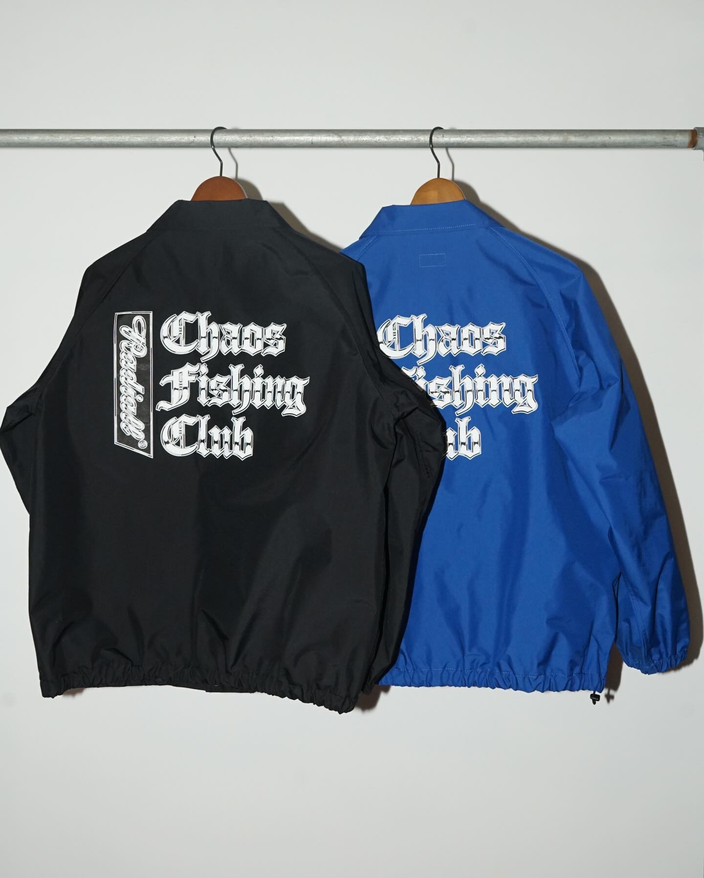 RADIALL | CHROME LETTERS - WINDBREAKER JACKET - Black