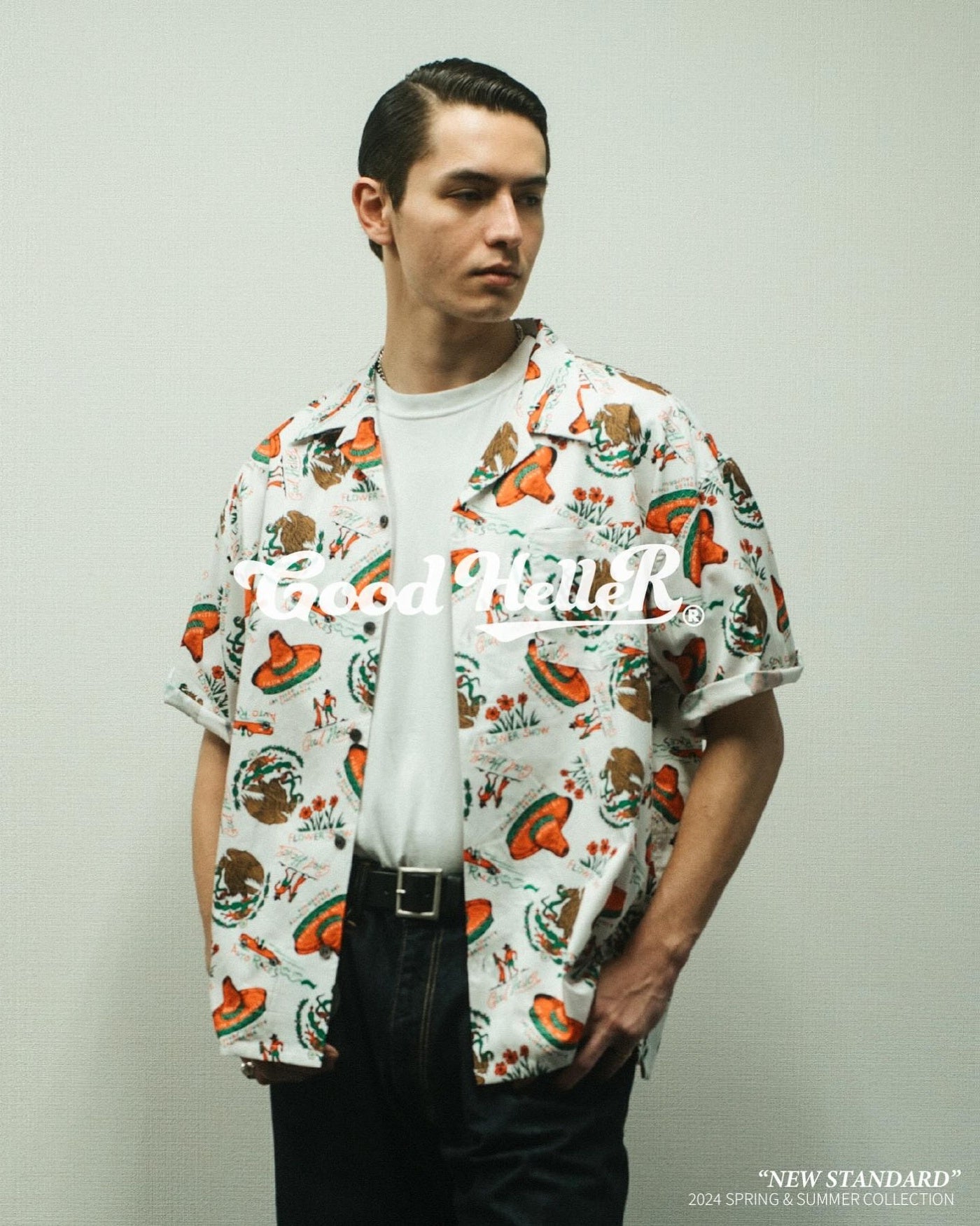 GOOD HELLER | MEXICAN ALL OVER PATTERN S/S SHIRT