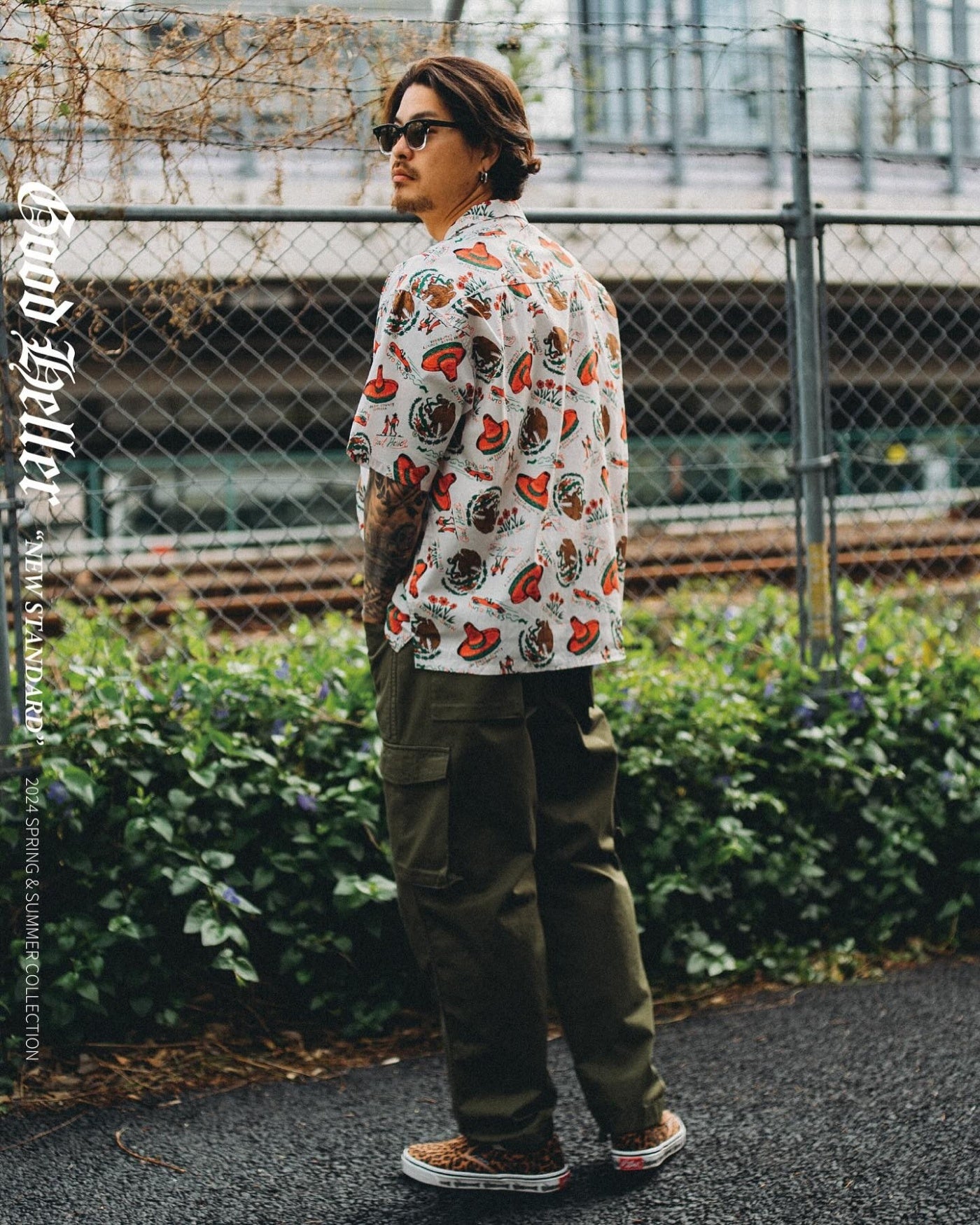 GOOD HELLER | MEXICAN ALL OVER PATTERN S/S SHIRT