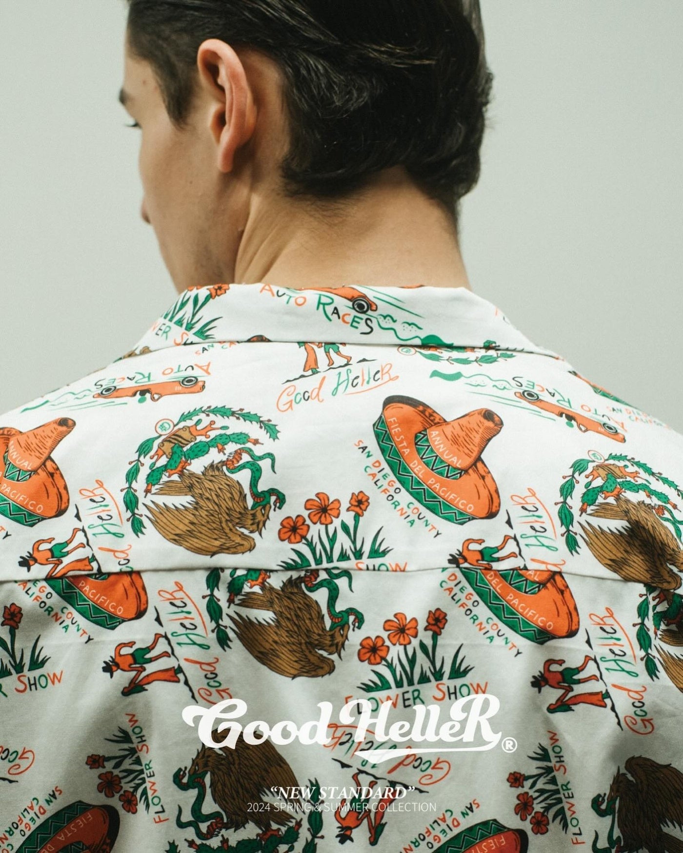 GOOD HELLER | MEXICAN ALL OVER PATTERN S/S SHIRT