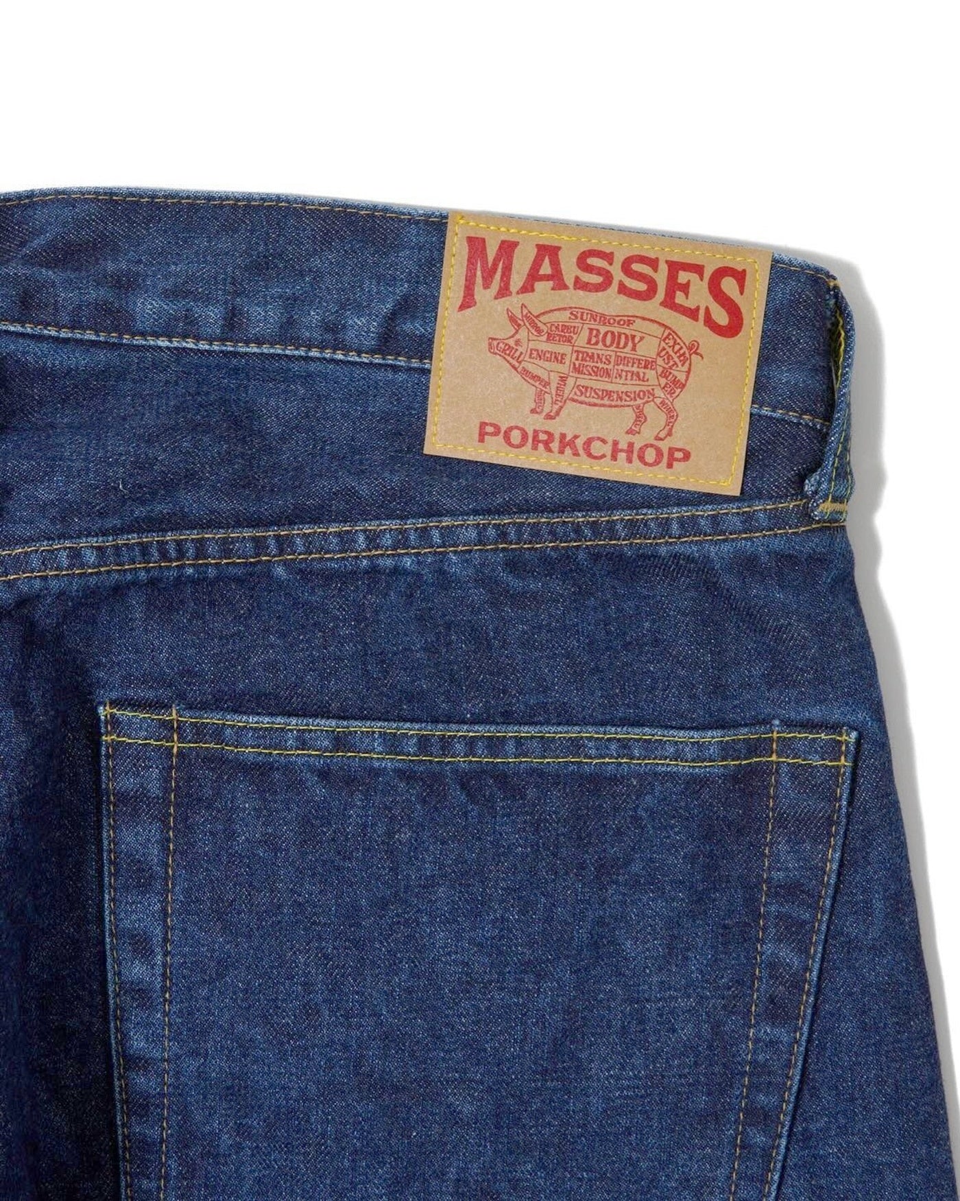 PORKCHOP | feat. MASSES 5P POCKET PANTS P WASH