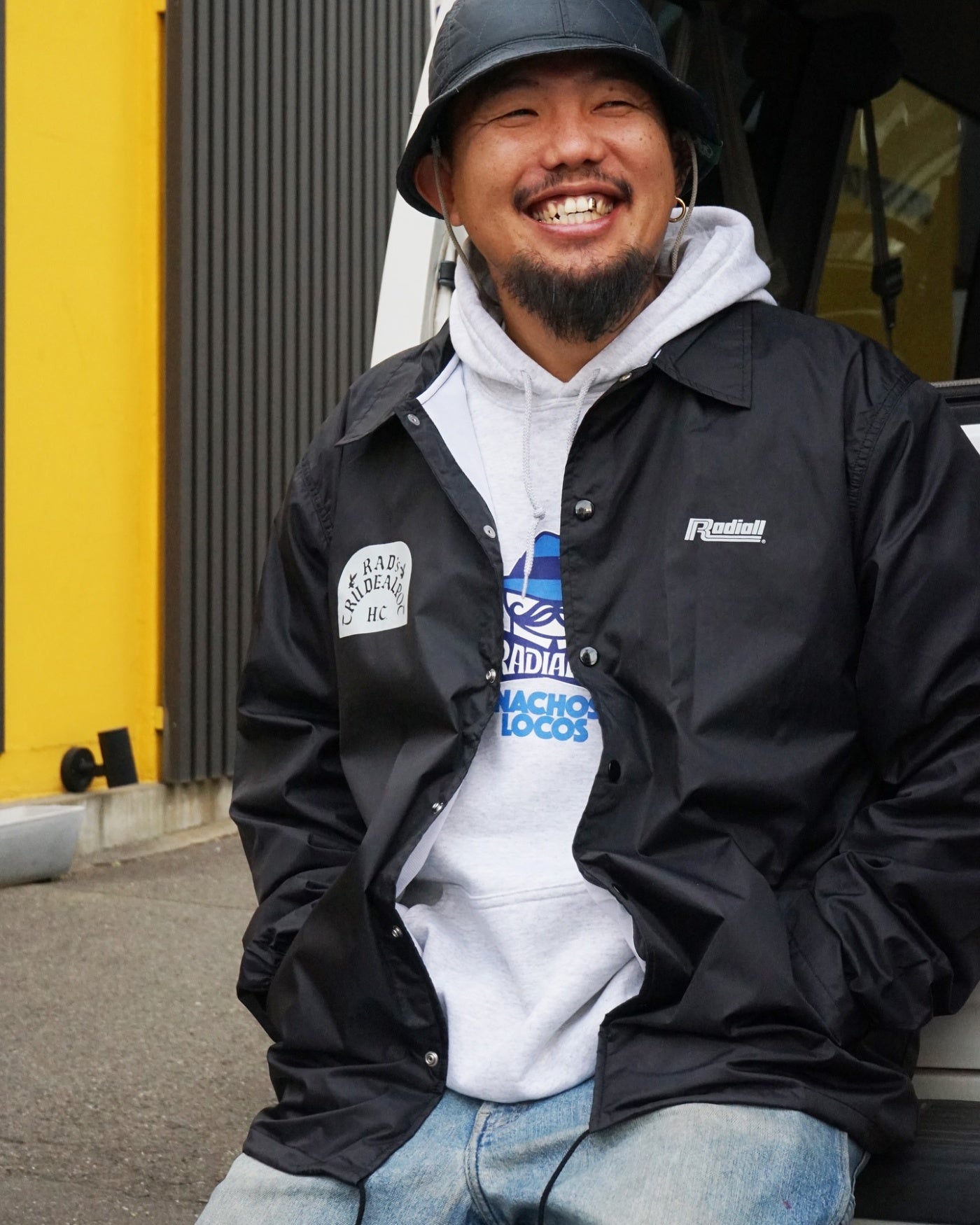 RADIALL | TOMBSTONE - WINDBREAKER JACKET