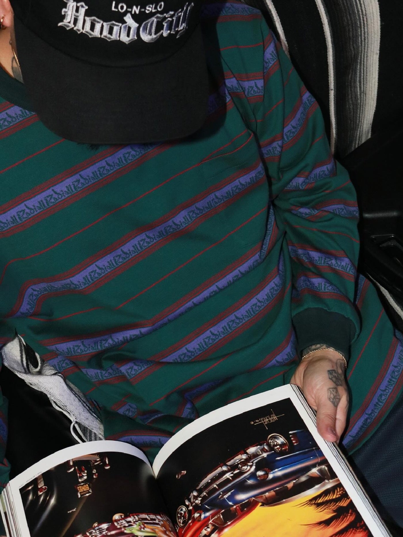 RADIALL | Lincoln Park - CREW NECK T-SHIRT L/S - Forest Green