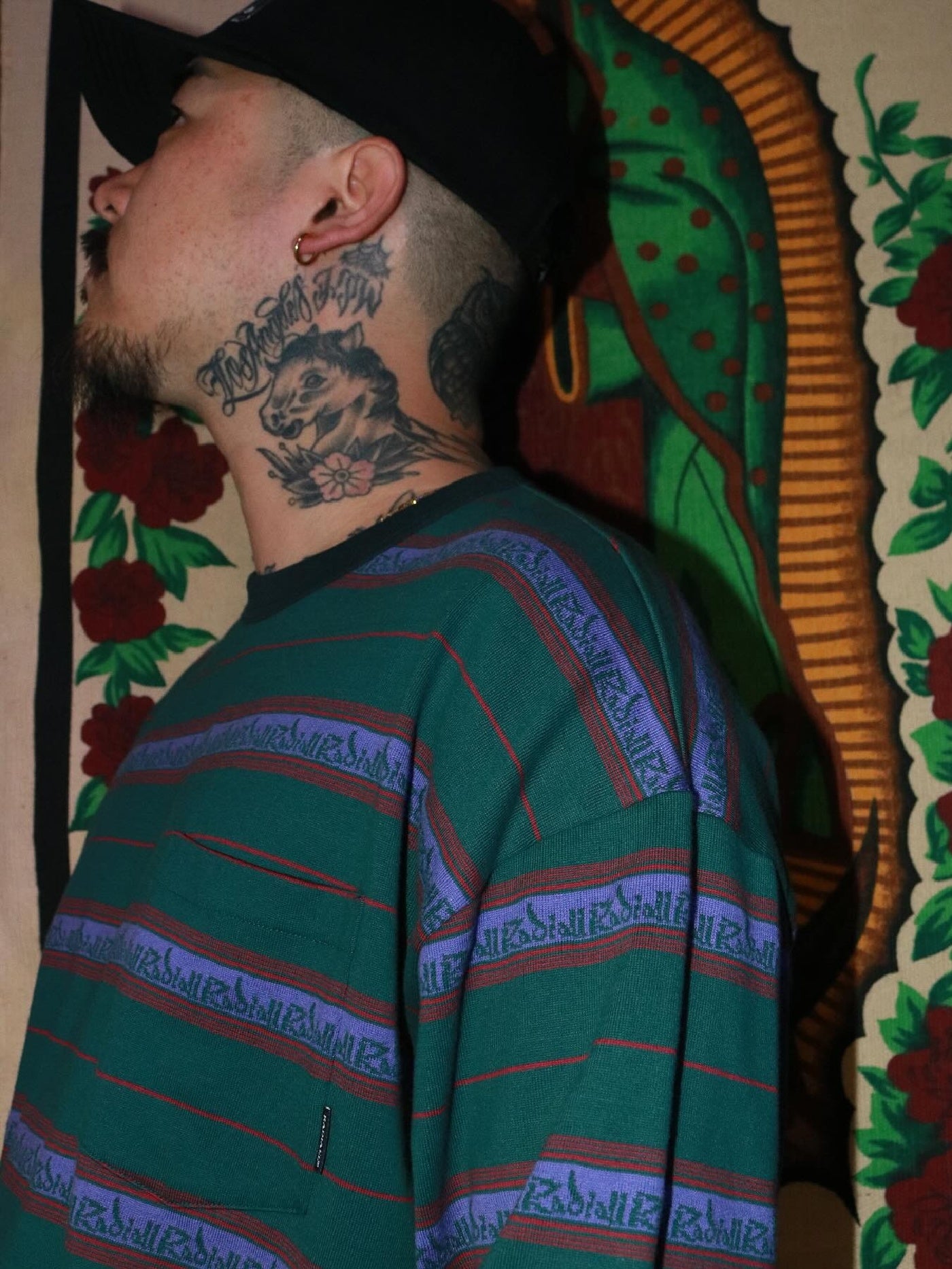 RADIALL | Lincoln Park - CREW NECK T-SHIRT L/S - Forest Green